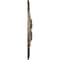 Ekena Millwork Bordeaux Deluxe Ceiling Medallion (Fits Canopies up to 4"), 23 5/8"OD x 3"ID x 2"P, Warm Silver CM23BOWSS - alternate 2